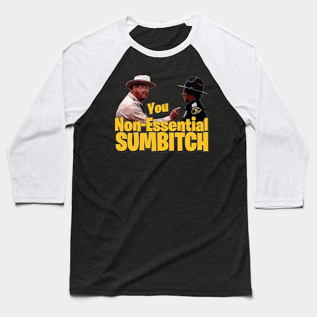 Smokey and the Bandit Journey Baseball T-Shirt by Doc Gibby